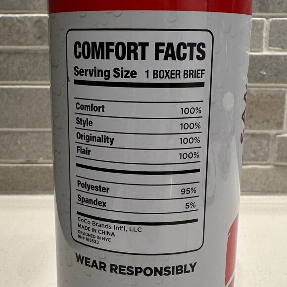 Santa Claws Holiday Cheer Men’s Boxer Briefs - Size Medium - NEW - Picture 2 of 9